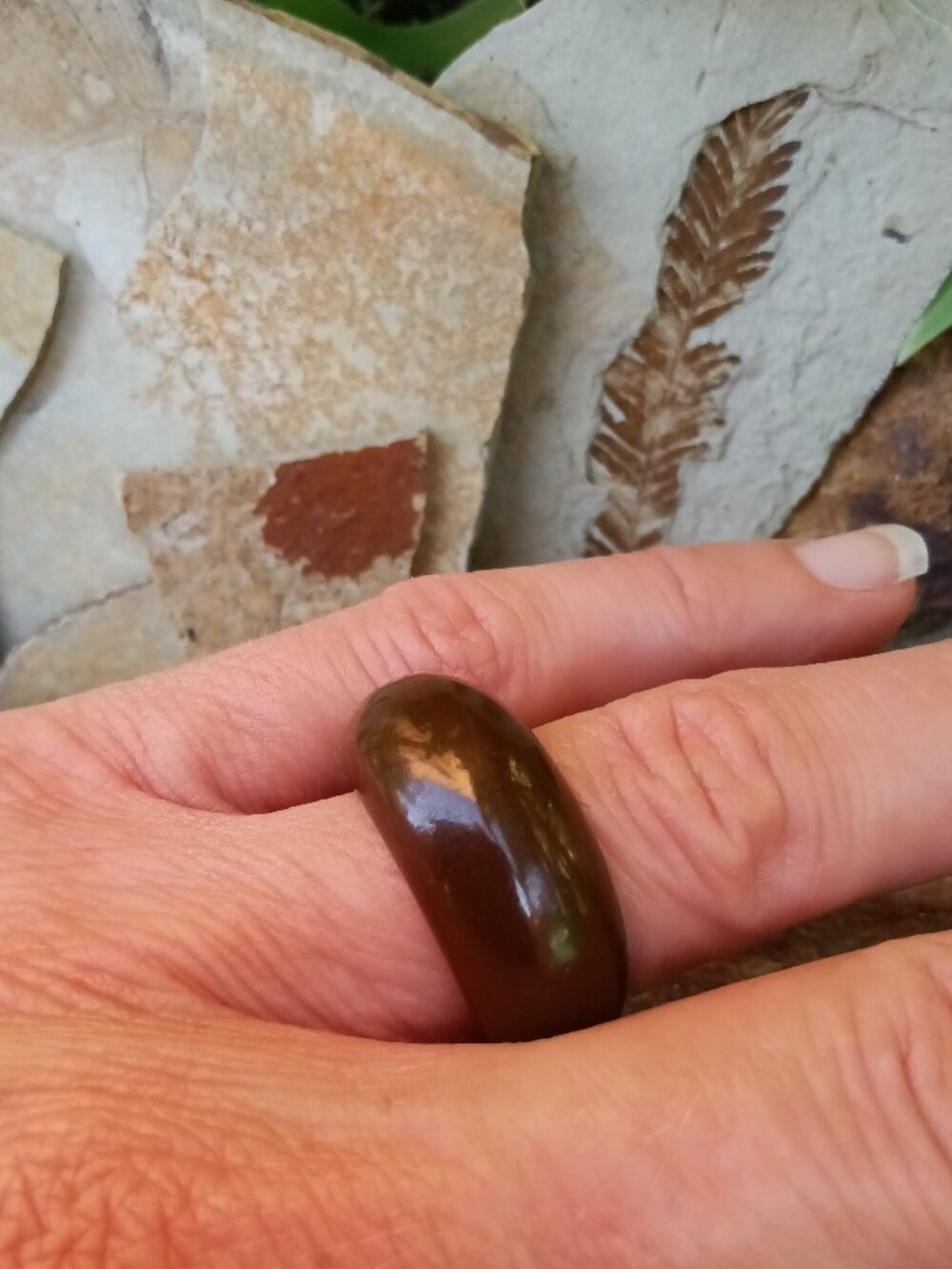 Vintage Bakelite Dome Ring